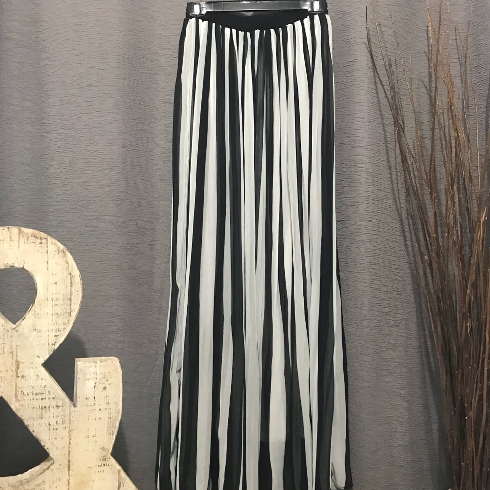 COPY - Chiffon Pleated Maxi Skirt